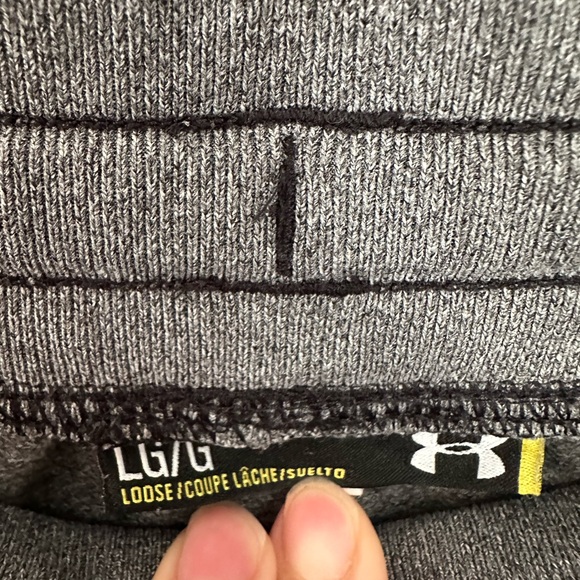 2 pairs under armour men’s sweatpants size L. - Picture 3 of 6